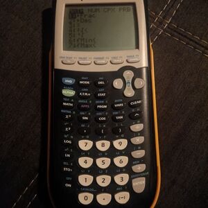 Texas Instruments Black and White Calculator